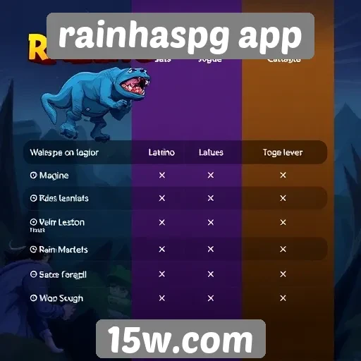 Comparativo entre rainhaspg app e outros jogos