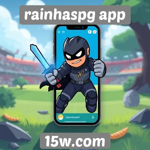 Funcionalidades principais do rainhaspg app destacadas