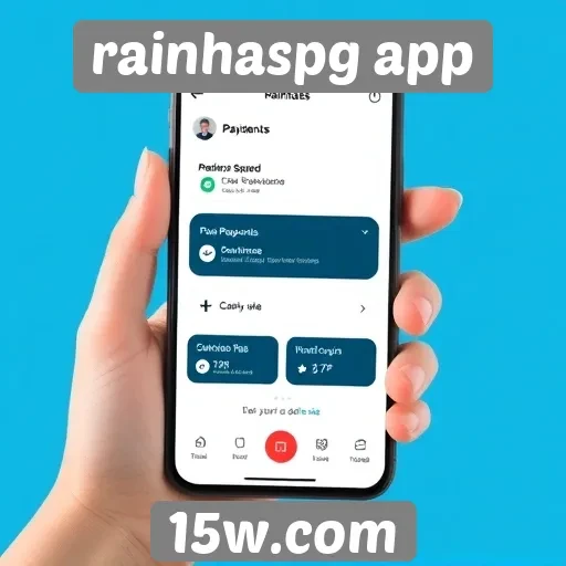 Modalidades de pagamento disponíveis no rainhaspg app